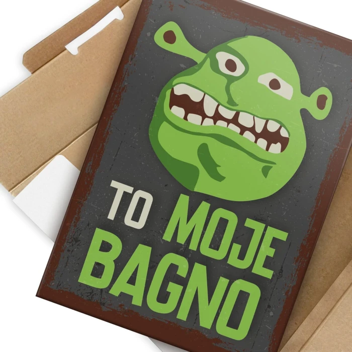 Poster metal to moje bagno gift