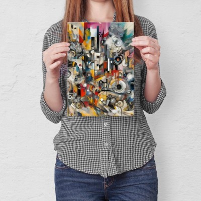 Plakat metalowy Teoria chaosu 3 Prezent