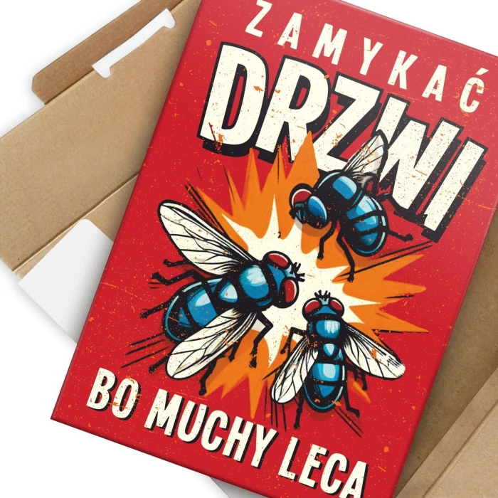Poster metal zamykać drzwi gift