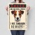 Plakat metalowy uwaga mam JRT Prezent