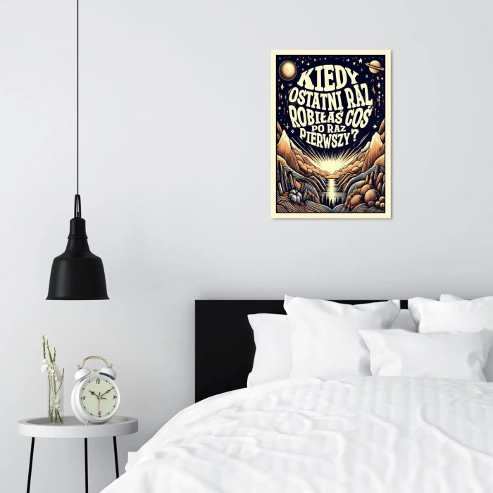 Poster metal po raz pierwszy ona księżyc gift
