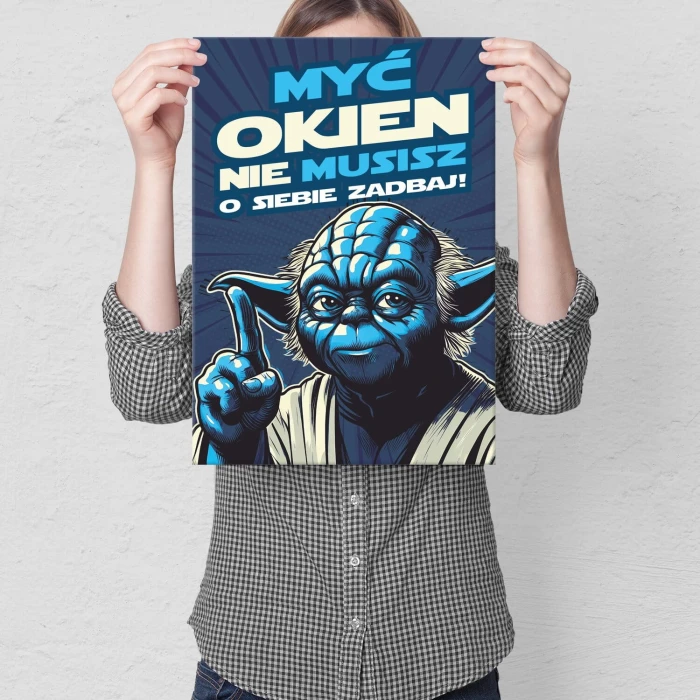 Poster metal myć okien nie musisz gift