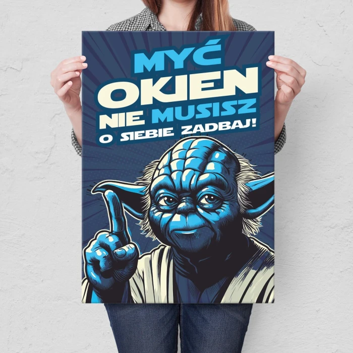 Poster metal myć okien nie musisz gift