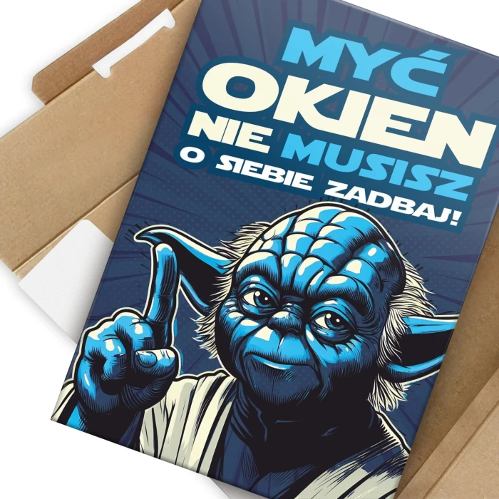 Poster metal myć okien nie musisz gift