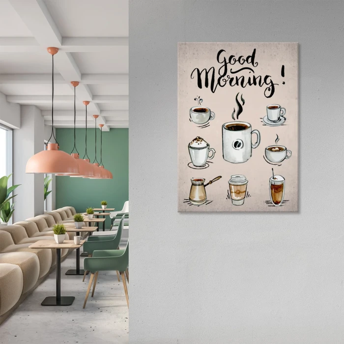 Plakat metalowy Good morning! Prezent