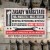 Poster metal zasady warsztatu pozioma gift
