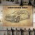 Poster metal mercedes w221 front gift