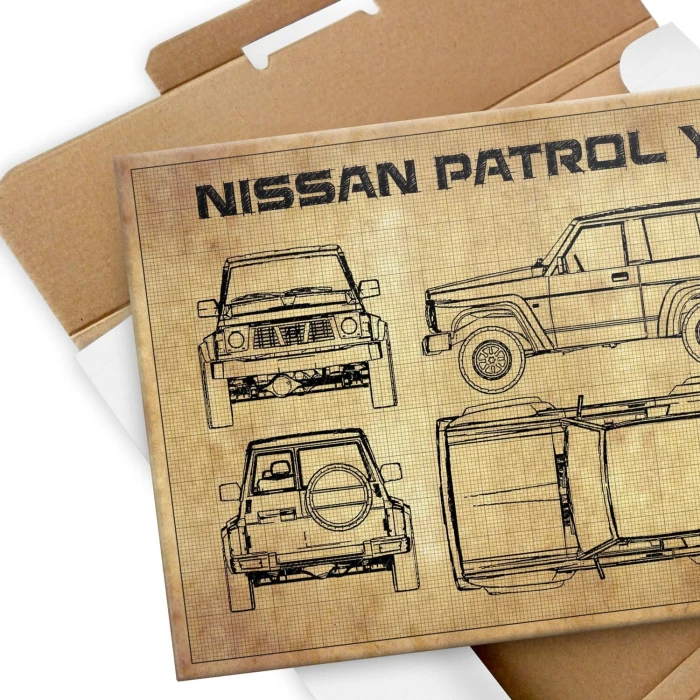 Poster metal nissan patrol y61 tech gift