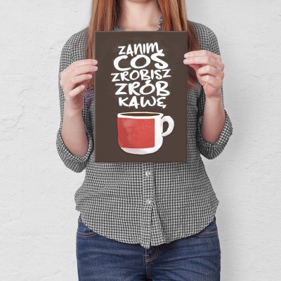 Poster metal zanim coś zrobisz gift
