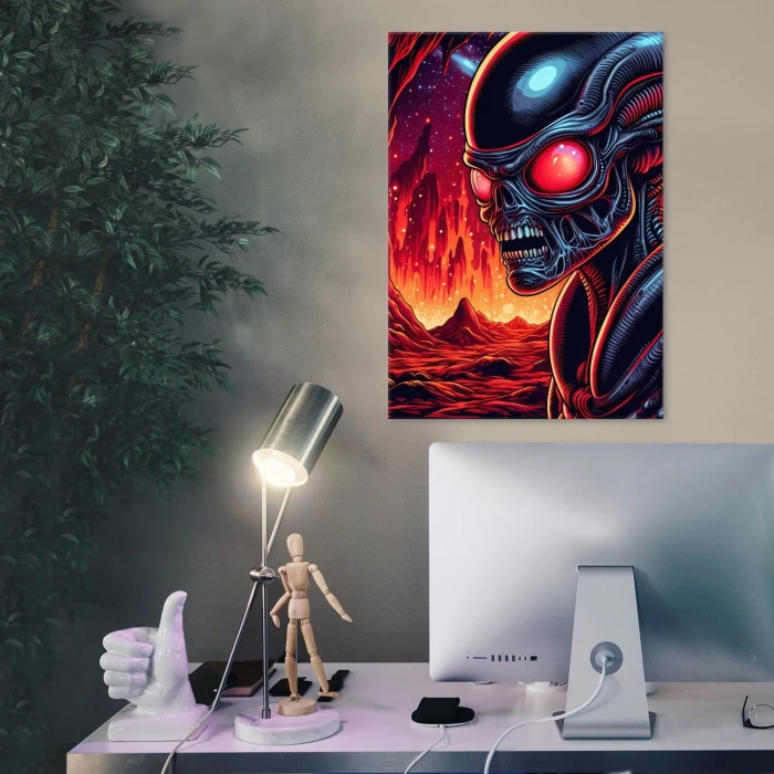 Poster metal alien I gift