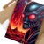 Poster metal alien I gift