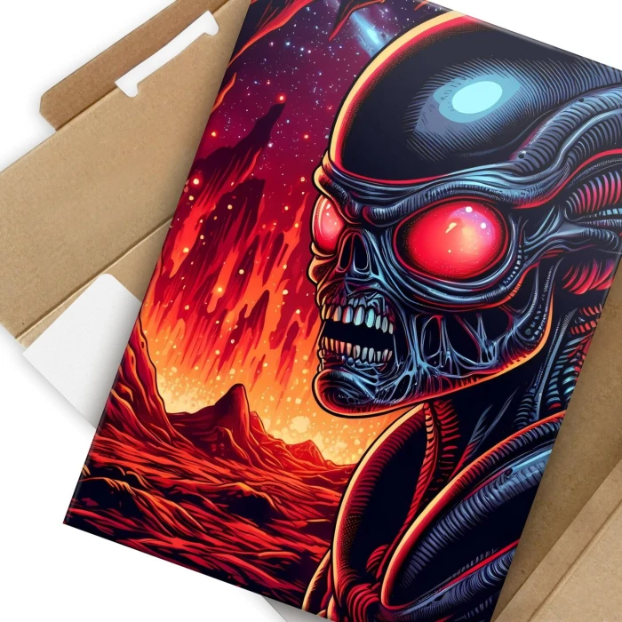 Poster metal alien I gift