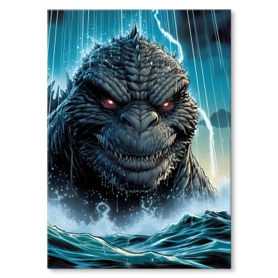 Plakat metalowy monster I Prezent