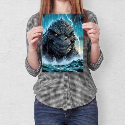 Plakat metalowy monster I Prezent