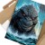 Poster metal monster I gift
