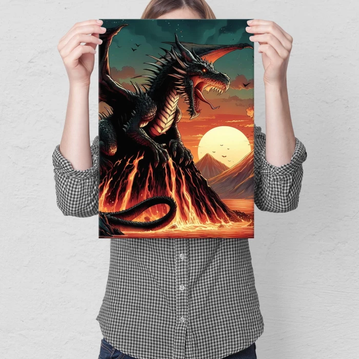 Poster metal dragon I gift
