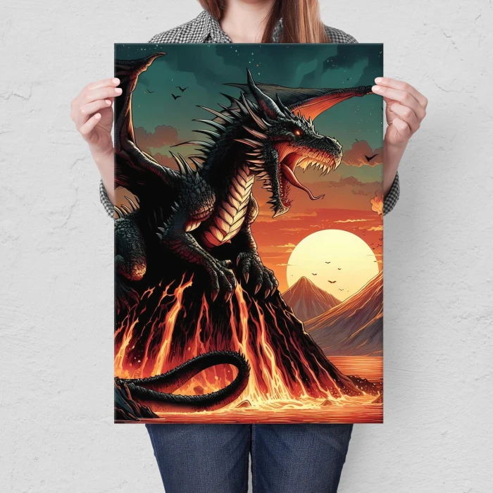 Poster metal dragon I gift