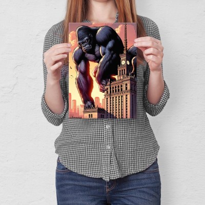 Plakat metalowy monster II Prezent