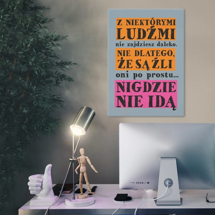 Plakat metalowy z niektórymi ludźmi Prezent