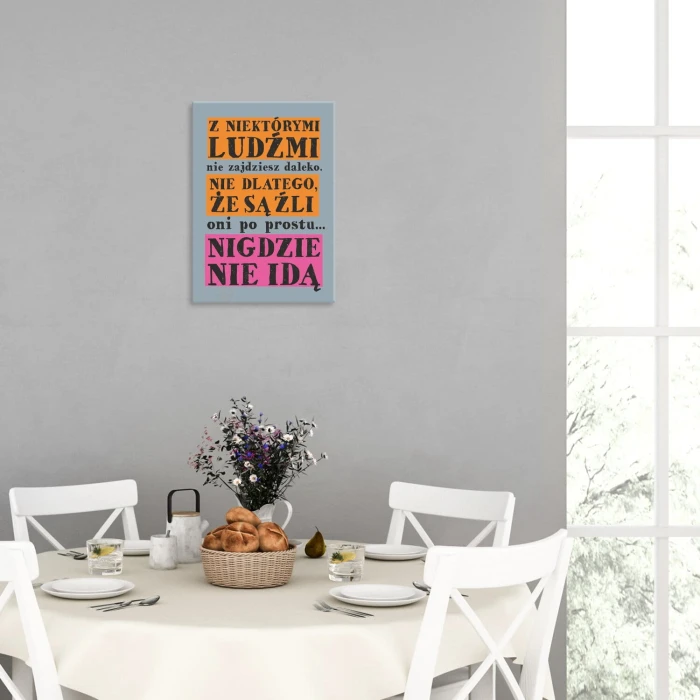 Poster metal z niektórymi ludźmi gift