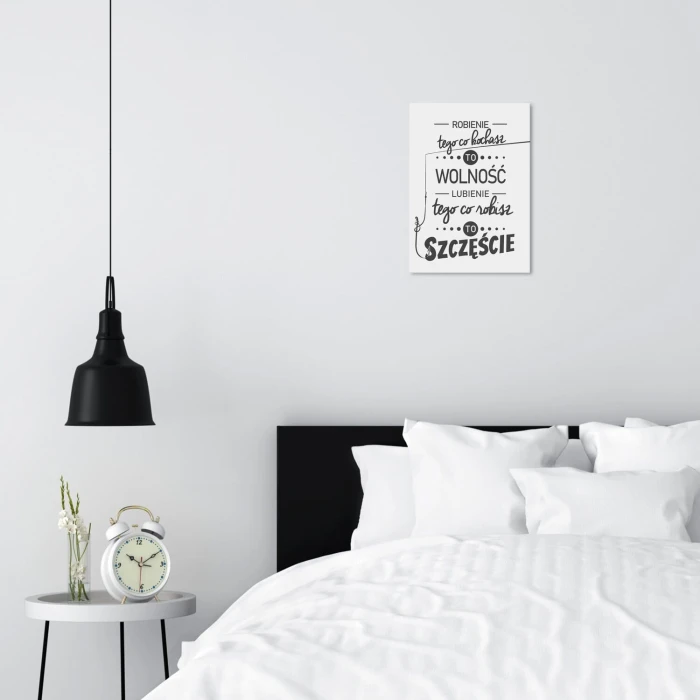 Poster metal robienie tego co kochasz gift
