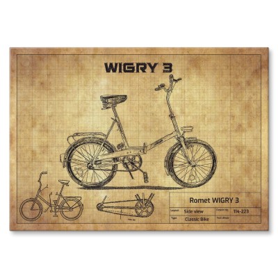 Poster metal Wigry 3 gift