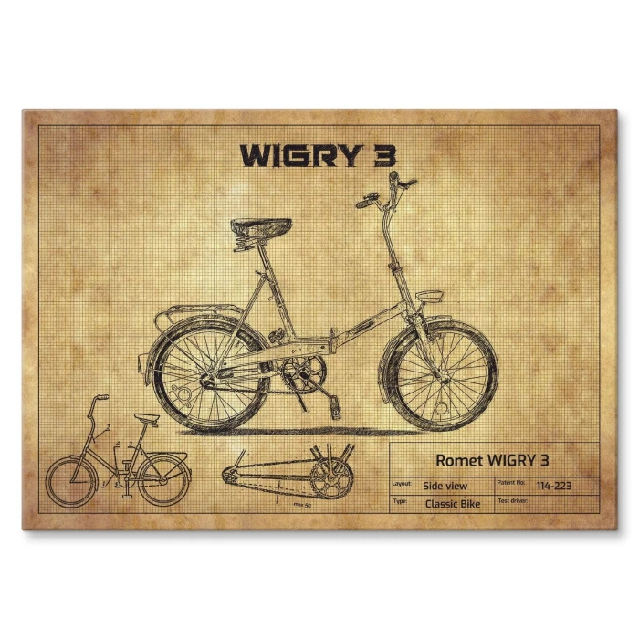 Poster metal Wigry 3 gift