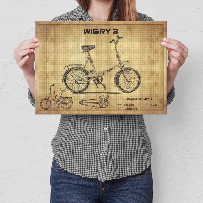 Poster metal Wigry 3 gift