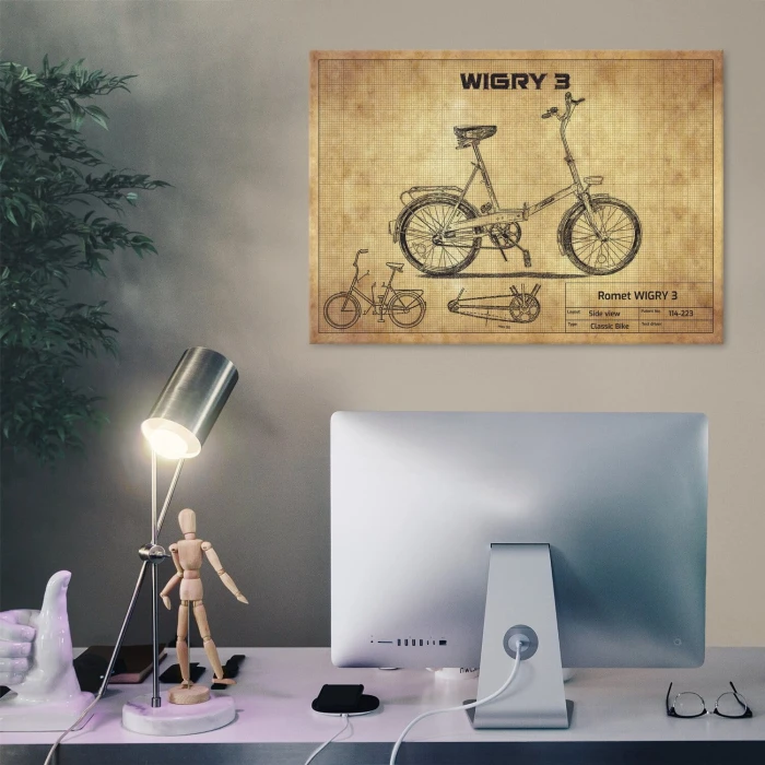 Poster metal Wigry 3 gift