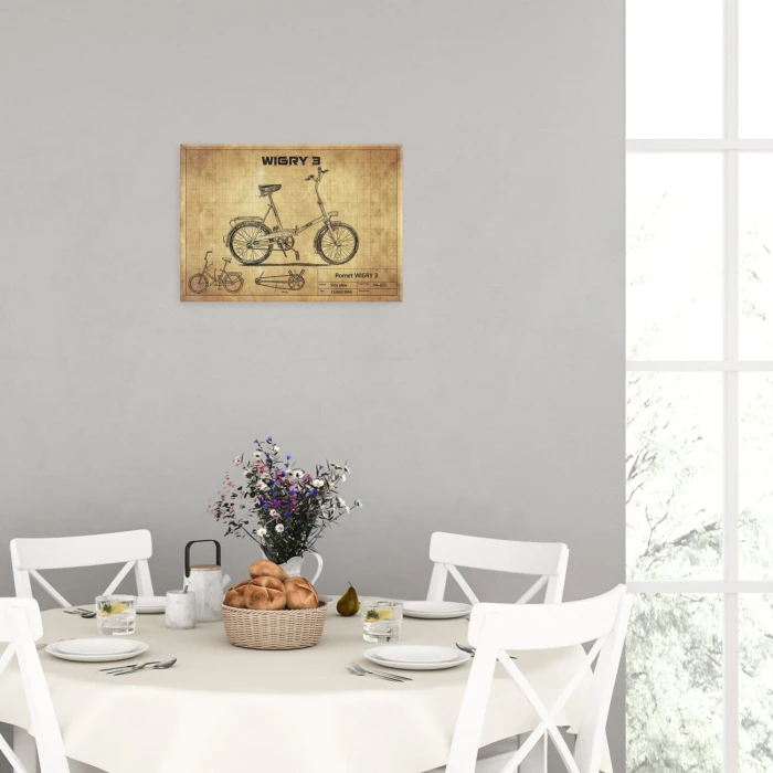 Poster metal Wigry 3 gift