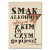 Poster metal smak alkoholu gift