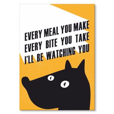 Poster metal every meal pies gift