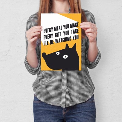 Poster metal every meal pies gift