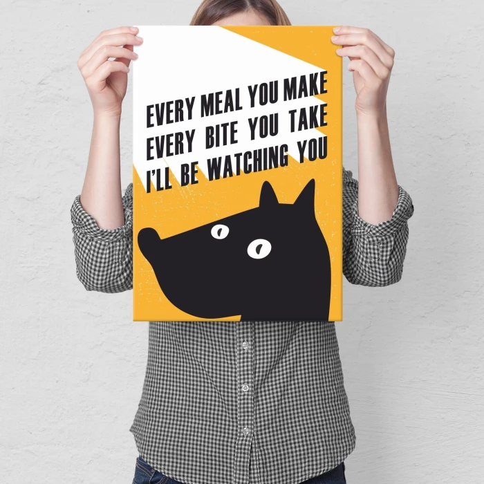 Poster metal every meal pies gift