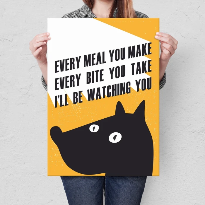 Poster metal every meal pies gift