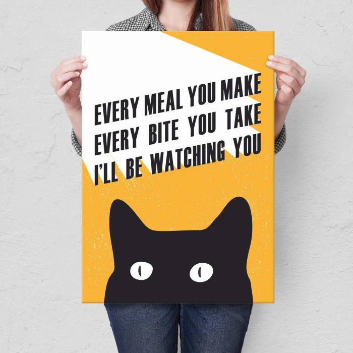 Poster metal every meal kot gift
