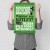 Poster metal spalony gift
