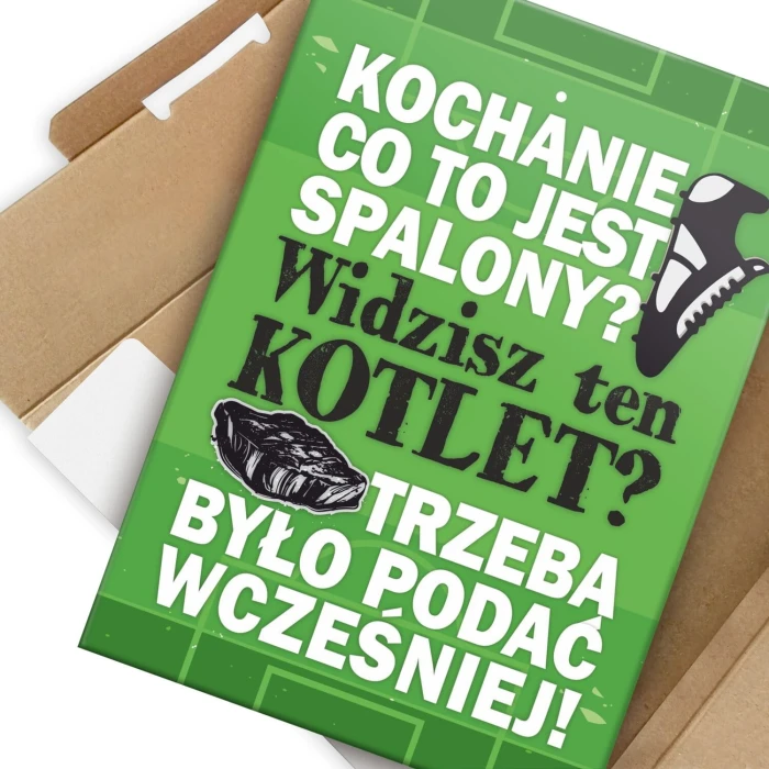 Plakat metalowy spalony Prezent