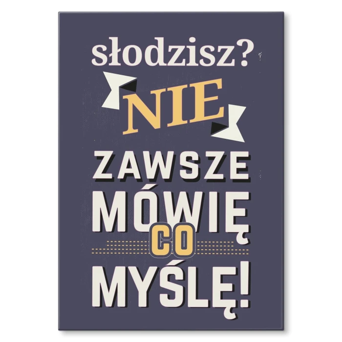 Poster metal słodzisz gift