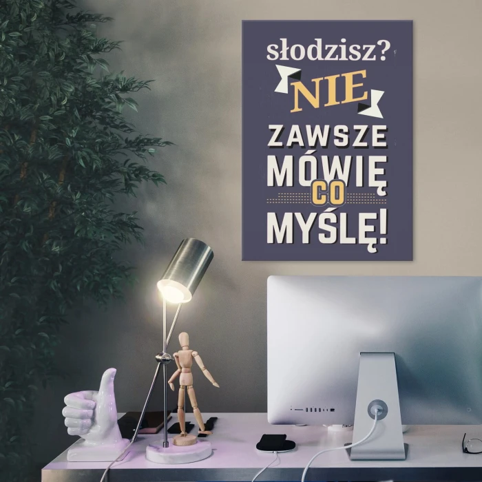 Poster metal słodzisz gift