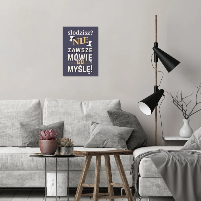 Poster metal słodzisz gift