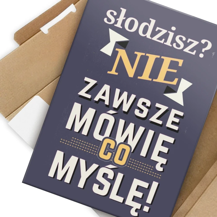 Poster metal słodzisz gift