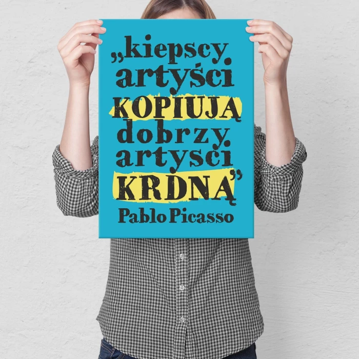 Poster metal Pablo Picasso gift