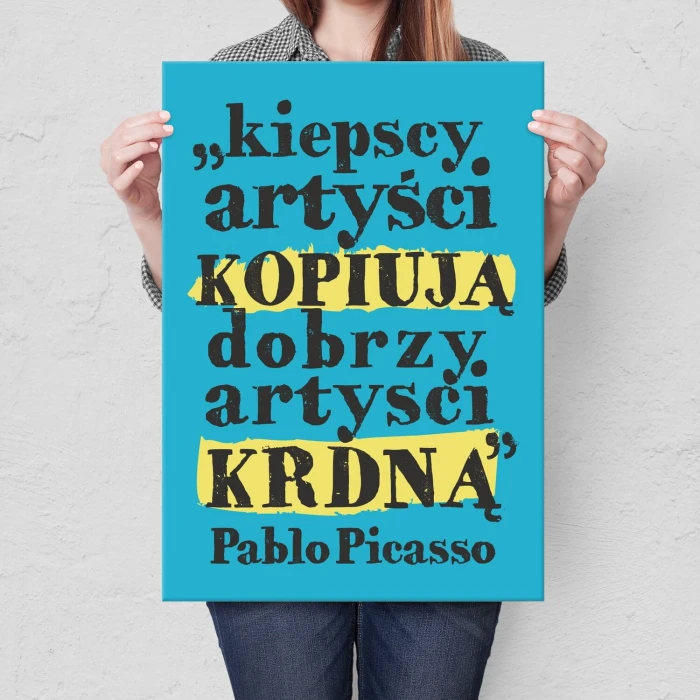 Poster metal Pablo Picasso gift