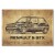 Poster metal Renault 5 GTX gift