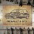 Plakat metalowy Renault 5 GTX Prezent