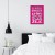 Poster metal wkurzona kobieta gift