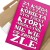 Poster metal wkurzona kobieta gift