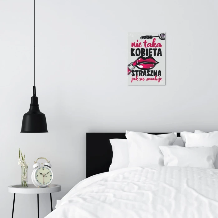 Plakat metalowy nie taka straszna Prezent