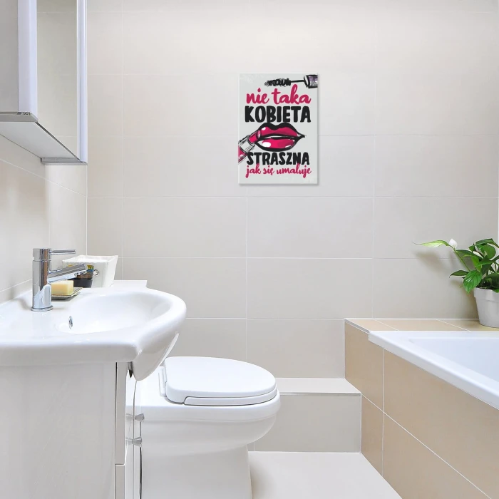 Plakat metalowy nie taka straszna Prezent